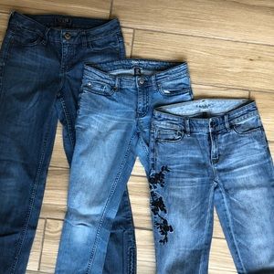 Pack of 3 medium wash jeans